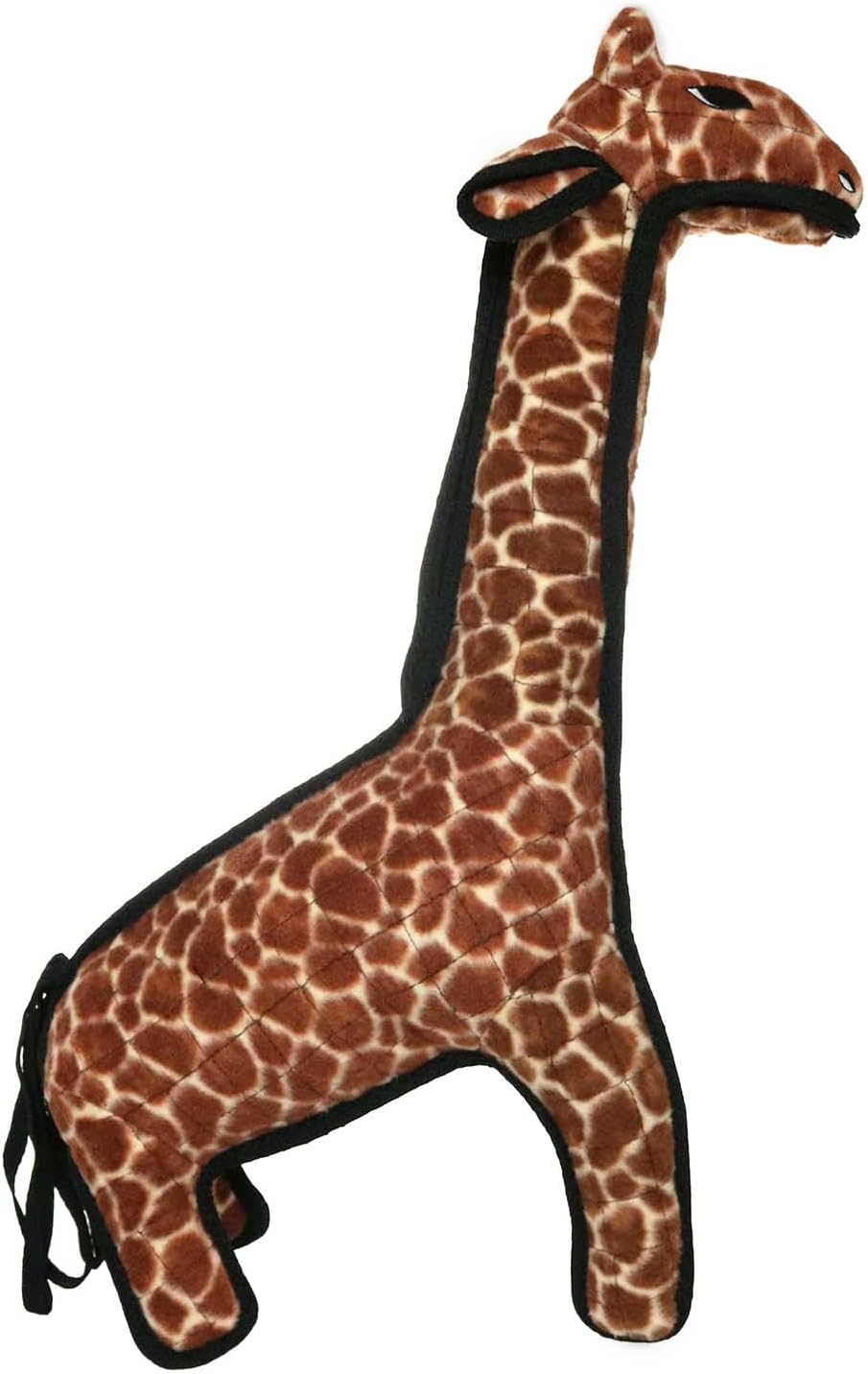 TUFFY - World's Tuffest Soft Dog Toy - Zoo Giraffe - Multiple Layers. Made Durable, Strong & Tough. Interactive Play (Tug, Toss & Fetch). Machine Washable & Floats