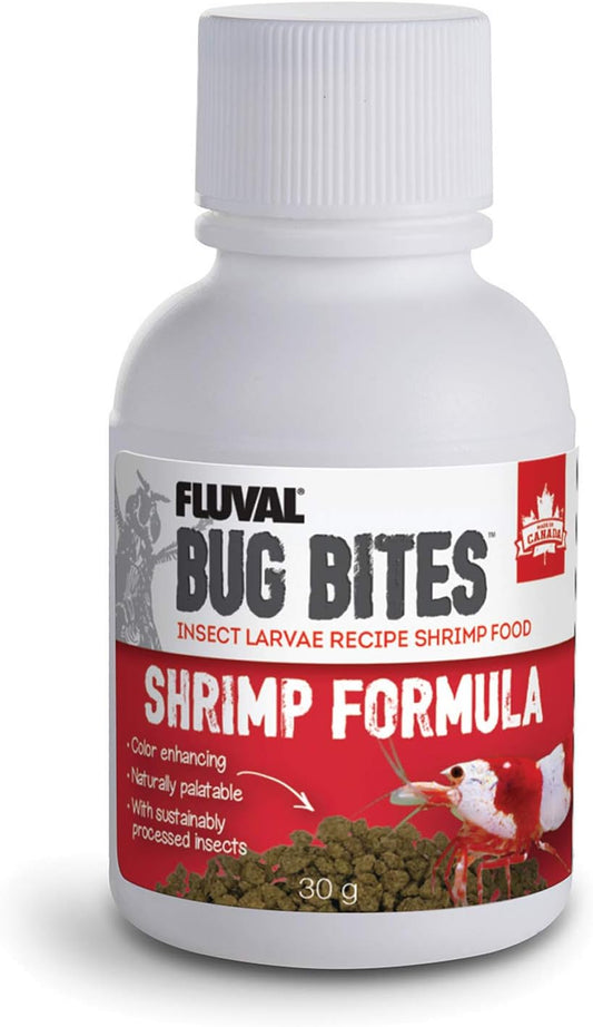 Fluval Bug Bites Fish Food for Shrimp, Granules for Small to Medium Sized Fish, 1.06 oz.