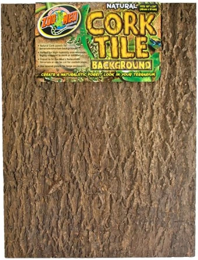 Zoo Med Natural Cork Tile Background