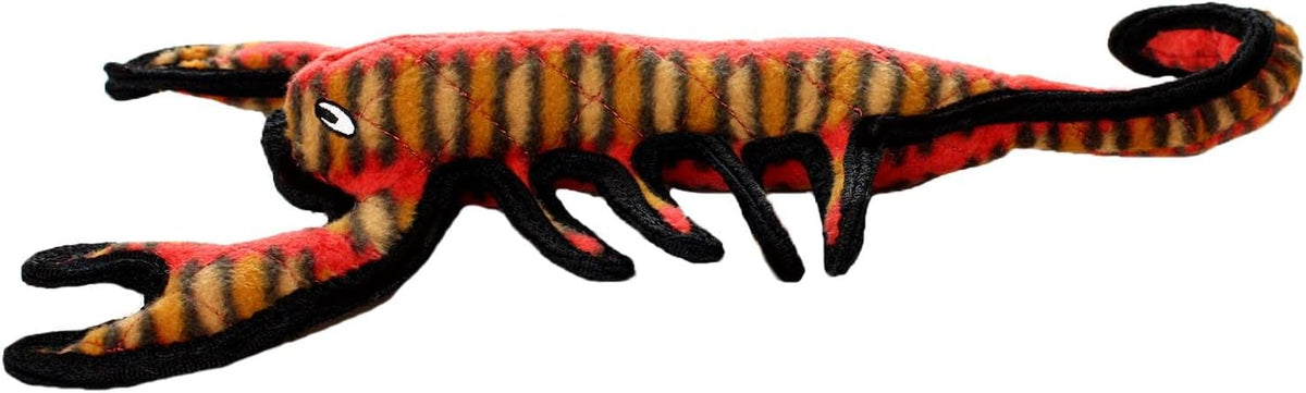TUFFY - World's Tuffest Soft Dog Toy - Desert Scorpion - Squeakers - Multiple Layers. Made Durable, Strong & Tough. Interactive Play (Tug, Toss & Fetch). Machine Washable & Floats (Regular)