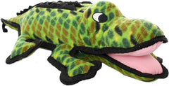 TUFFY - World's Tuffest Soft Dog Toy - Ocean Alligator-Squeakers - Multiple Layers. Made Durable, Strong & Tough. Interactive Play (Tug, Toss & Fetch). Machine Washable & Floats. (Regular)
