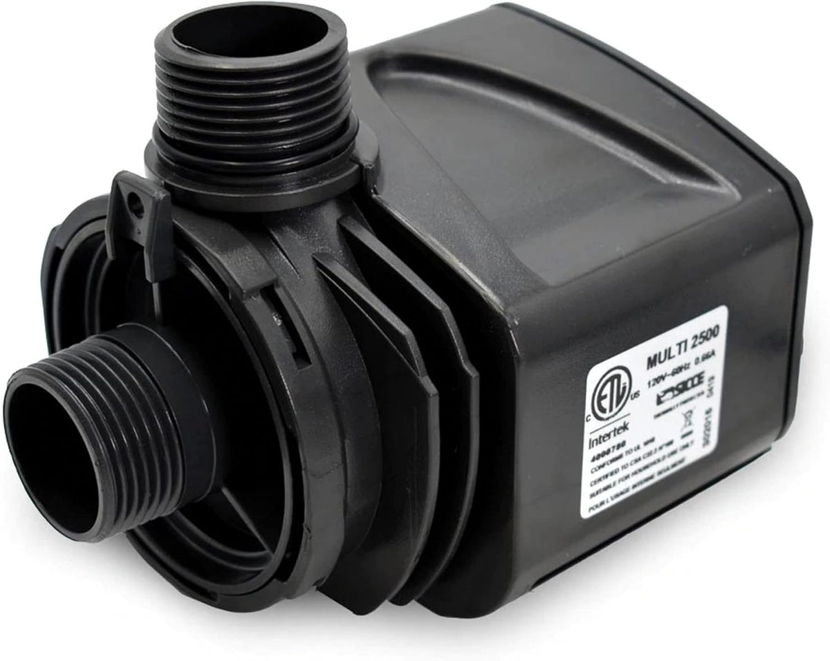 SICCE MULTI 2500 Multifunction Aquarium Pump, 715 GPH, designed for submerged and in-line use