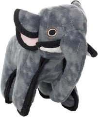 TUFFY - World's Tuffest Soft Dog Toy - Zoo Junior Elephant - Multiple Layers. Made Durable, Strong & Tough. Interactive Play (Tug, Toss & Fetch). Machine Washable & Floats