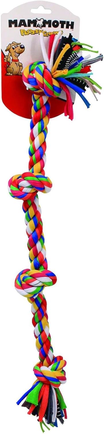 Mammoth 27-Inch Cloth 4-Knot Rope Tug, Large