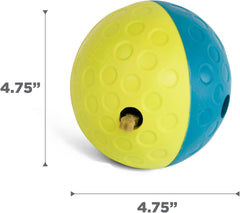 Nina Ottosson Treat Tumble Interactive Puzzle Ball Dog Toy, Level 1 Beginner, Blue, Small