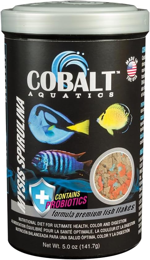 Cobalt Aquatics Mysis-SPIRULINA Mix Flakes