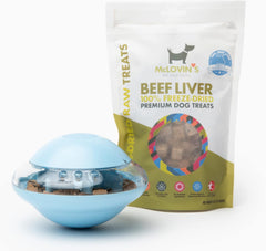 McLovin’s UFO Dog Puzzle Toys | Dog Treat Toys Interactive | BPA Free | Interactive Dog Toys | Treat Dispensing Dog Toys | Great Alternative to Pets Slow Feeder Dog Bowls