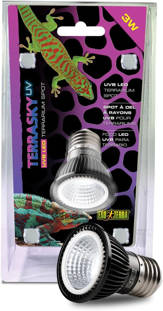 Exo Terra TerraSky UVB LED Terrarium Spotlight 3W