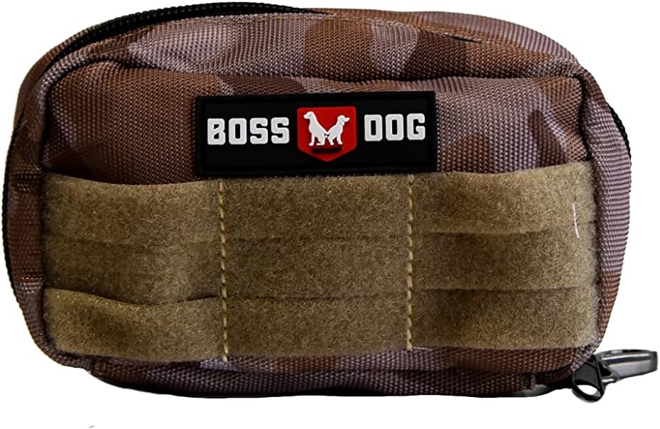 Boss Dog Tactical Molle Bag, Tan Camo