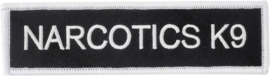 Boss Dog Tactical Hook-Backed Patch for Boss Boss Dog Tactical Harnesses, Narcotics K9