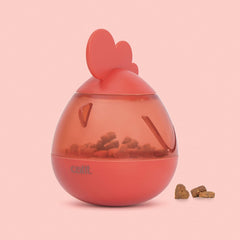 Catit PIXI Treat Dispenser, Interactive Treat Dispensing Cat Toy, Rooster