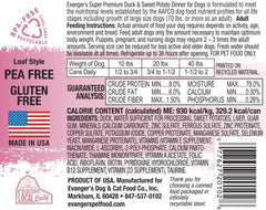 Evanger's Super Premium Duck & Sweet Potato Dinner for Dogs - 12, 12.5 oz Cans