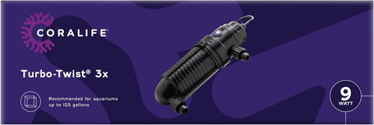 Coralife Aquarium Fish Tank Marine Salt Water Turbo-Twist UV Sterilizer