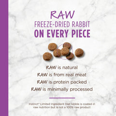 Instinct Limited Ingredient Diet, Natural Dry Cat Food, Grain Free Recipe - Real Rabbit, 4.5 lb. Bag