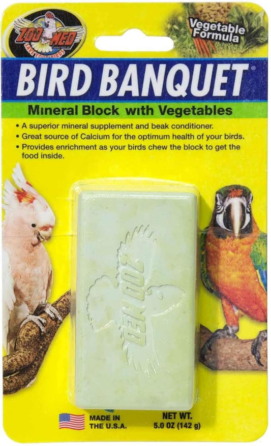 Zoo Med Vegetable Bird Banquet Block