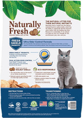Naturally Fresh Cat Litter Made From Walnut Shells, Multi-Cat, Ultra Odor Control, Unscented, Upcycled, Sustainable, 26 Lbs