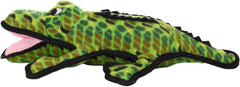 TUFFY - World's Tuffest Soft Dog Toy - Ocean Alligator-Squeakers - Multiple Layers. Made Durable, Strong & Tough. Interactive Play (Tug, Toss & Fetch). Machine Washable & Floats. (Regular)