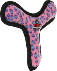 TUFFY - Tuffy`s Dog Toys Ultimate Bowmerang Pink Leopard Chew Toy