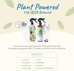 kin+kind | Plant-Based Flea and Tick Spray for Dogs (12 fl oz) | Lavender