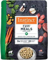 Instinct Freeze Dried Raw Meals, Natural Dry Dog Food, Grain Free - Grass Fed Lamb, 14 oz. Bag