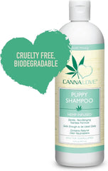 CannaLove Puppy Love Shampoo - Gentle and Non-Tearing Formula 16 oz