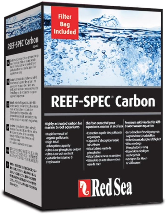 Red Sea Reef SPEC Aquarium Carbon  | Highly Activated Charcoal for Aquariums and Fish Tanks Freshwater Saltwater Marine