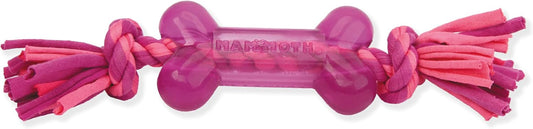 Mammoth Cloth Rope with TPR Bone Toy, Small