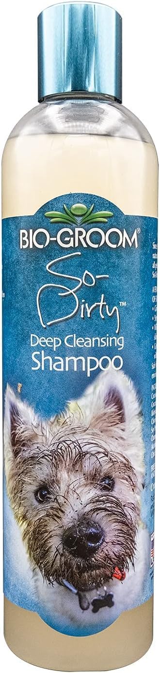 Bio-Groom So-Dirty Dog Shampoo – Quick Rinse Pet Shampoo, Dog Bathing Supplies, Puppy Wash, Dog Grooming Supplies, Cruelty-Free, Made in USA, Shampoo for Smelly Dogs