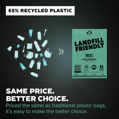 Doggy Do Good Next Pet Waste Bags, Landfill Friendly Recycled Plastic Unscented Dog Poop Bags, Leakproof, Strong, Thick Poop Bags for Dogs, Earth Friendly Poop Bags