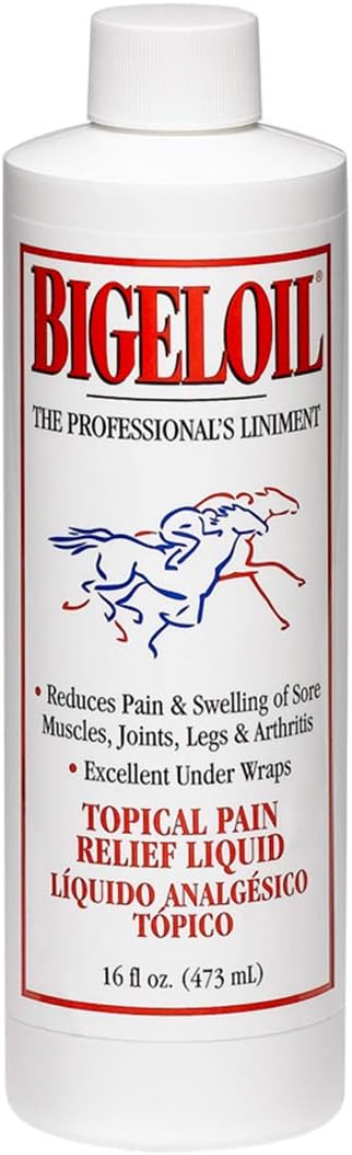 Absorbine Bigeloil Liquid Liniment, Invigorating Topical Rub for Sore Muscles, Joints & Arthritis Pain
