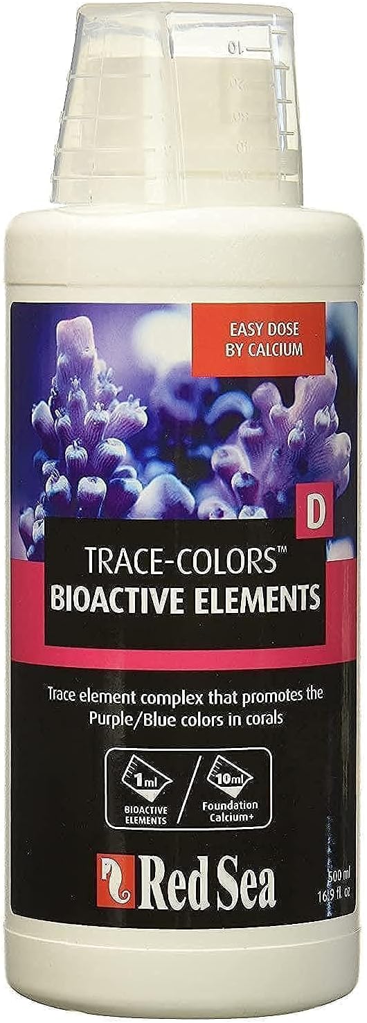 Red Sea Fish Pharm ARE22073 Reef Colors Bioactive Minerals Supplement-D for Aquarium, 500ml