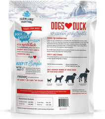 Farmland Traditions Filler Free Dogs Love Duck & Carrot Premium Jerky Treats