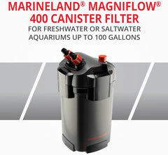Marineland Magniflow Canister Filter For aquariums, Easy Maintenance,Black