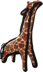 TUFFY - World's Tuffest Soft Dog Toy - Zoo Junior Giraffe - Multiple Layers. Made Durable, Strong & Tough. Interactive Play (Tug, Toss & Fetch). Machine Washable & Floats