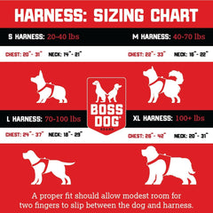Boss Dog Tactical Harness, Black