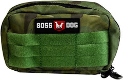 Boss Dog Tactical Molle Bag, Green Camo