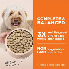 Instinct Freeze Dried Raw Meals, Natural Dry Dog Food, Grain Free - Wild Caught Pollock