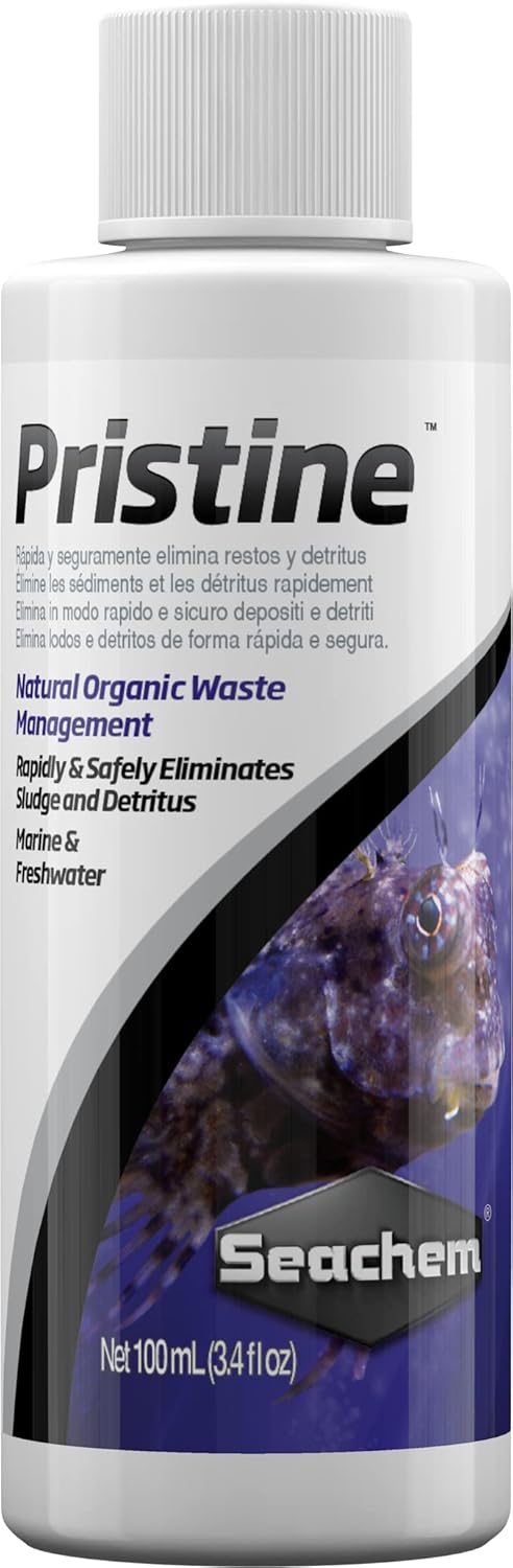 Seachem Pristine Natural Waste Management - Organic Sludge and Detritus Eliminator