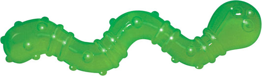 Petstages Catstages OrkaKat Wiggle Worm Cat Chew Toy – Catnip Dental Toy for Kittens and Cats, Orange Rubber with Ridges