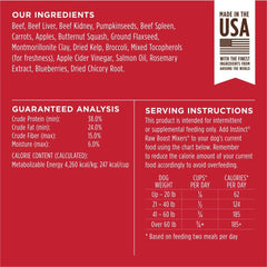 Instinct Raw Boost Mixers, Freeze Dried Dog Food Topper, Grain Free Recipe - All Natural Beef
