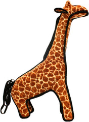 TUFFY - World's Tuffest Soft Dog Toy - Zoo Giraffe - Multiple Layers. Made Durable, Strong & Tough. Interactive Play (Tug, Toss & Fetch). Machine Washable & Floats