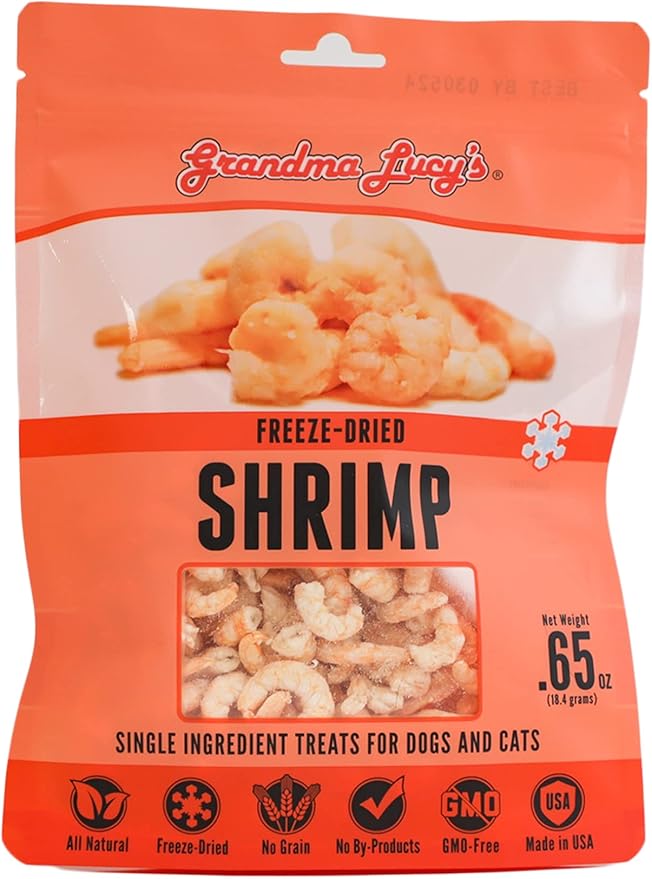 Grandma Lucy's Single Ingredient Shrimp Treats - 0.65oz