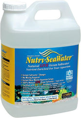 Nutri-Seawater Worldwide Imports AWW84120 Live Nutri Seawater for Aquarium, 2.20-Gallon