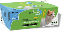 Van Ness Plastics Pure-Ness Drawstring Cat Pan Liners
