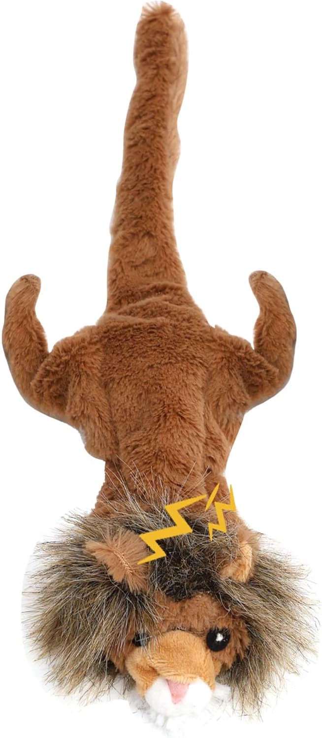 Skinneeez | Stuffless Dog Toy with Squeaker for All Dogs | Tug-of-War Toy for Small and Large Breeds | 14” | Jungle Cat Assorted Design | by Ethical Pet, Model Number: 5569