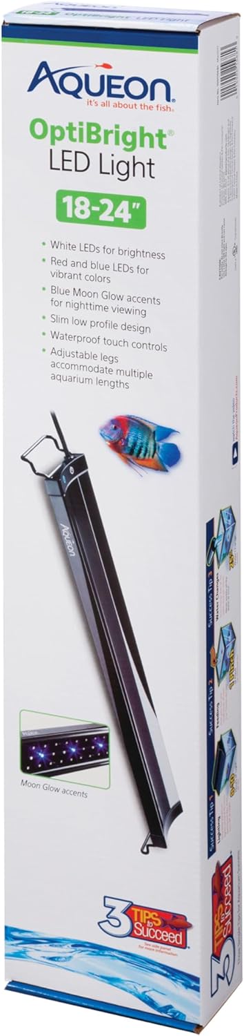 Aqueon LED OptiBright Fish Tank Aquarium Light Fixture