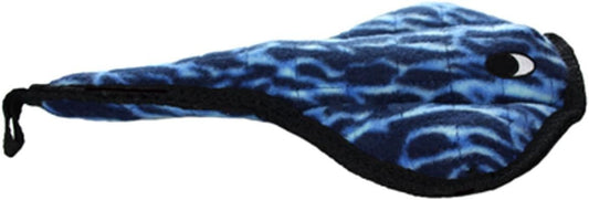 TUFFY - World's Tuffest Soft Dog Toy - Ocean Stingray - Squeakers - Multiple Layers. Made Durable, Strong & Tough. Interactive Play (Tug, Toss & Fetch). Machine Washable & Floats. (Regular)