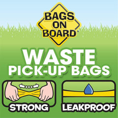 HERO PET Dog Poop Bags | Strong, Leak Proof Dog Waste Bags | 9 x14 Inches, 60 Assorted Color Bags