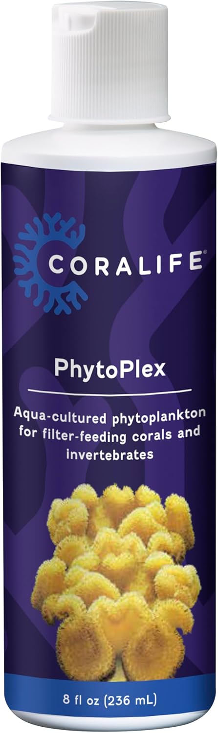 Coralife Saltwater Fish Tank Aquarium Phytoplex Aqua Cultured Phytoplankton, 8 oz