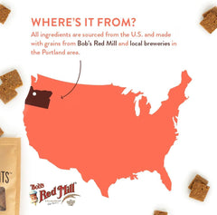 Portland Pet Food Company Bacon Brew Biscuit Dog Treats (1 Pack, 5 oz Bag) – All Natural, Human-Grade, USA-Sourced and Made, CRAFTED BY HUMANS LOVED BY DOGS